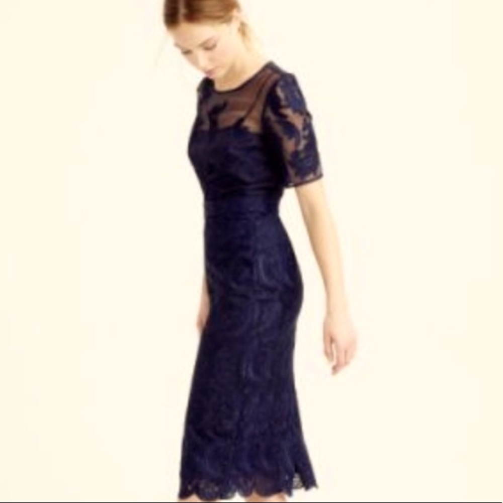 J. Crew Collection Silk Lace 2pc Set Skirt & Top